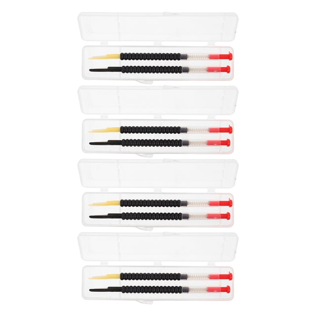 EXHUMKY 4Pares Accesorio Para Apicultura Aguja De Injerto Plástica Para Transferencia Precisa De
