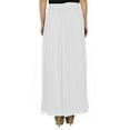 thumbnail image 3 of Bimba Women Long White Maxi Skirt Tulip Style Georgette Boho Bottoms-16, 3 of 4