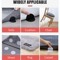 thumbnail image 4 of 20 Pcs White Hook and Loop Tape, Double Sided Sticky Tape Adhesive Sticker Rug Mat Carpet Gripper Pad, Carpet Tape, 4 of 9