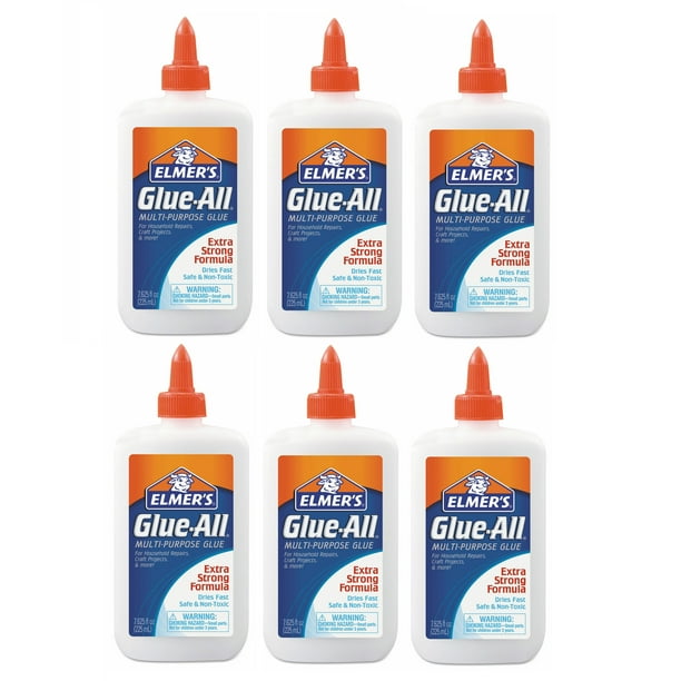 Elmer's Glue All MultiPurpose Extra Strong Dries Fast 7.625oz (6Pack
