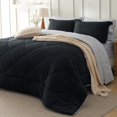 thumbnail image 1 of Juego de Edredón Bedsure California King Reversible Negro 7 piezas, 1 of 7