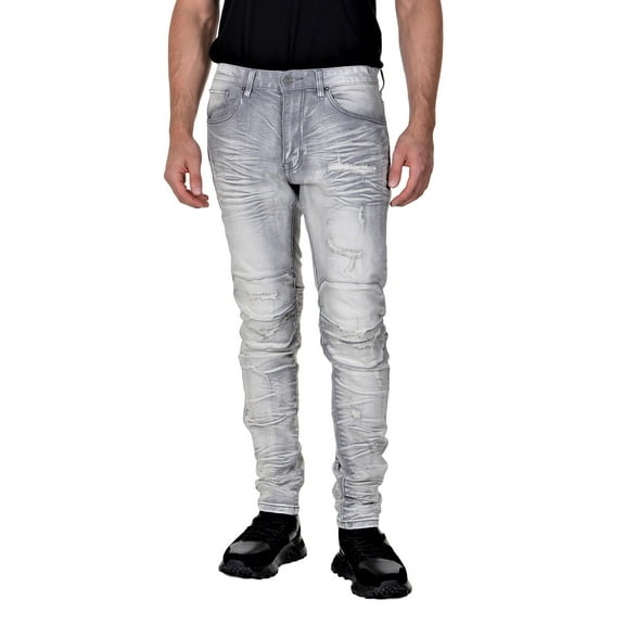 Smoke Rise Men's Slim Tapered Stretch Jean Grey 34WX34L