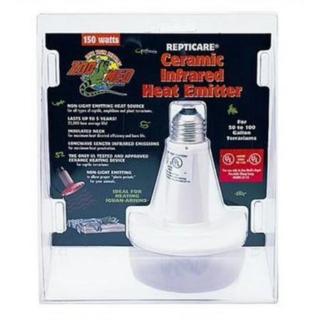 Zoo Med ReptiCare Ceramic Infrared Heat Emitter 150 Watts
