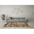 thumbnail image 3 of Ahgly Company Indoor Square Persian Brown Bohemian Area Rugs, 8' Square, 3 of 4