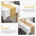 thumbnail image 2 of Shisuyan Table Runner Golden 1Pcs 94.5X11.8in Table Protection, 2 of 8