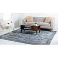 thumbnail image 3 of Rugs.com Oregon Collection Rug – 6 Ft Square Blue Low-Pile Rug Perfect For Living Rooms, Kitchens, Entryways, 3 of 9