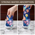 thumbnail image 6 of 6 Pcs Funny Kitchen Towels,Pioneer Flower Floral Print Pattern Microfiber Dish Towels,Kitchen Tea Towels,Kitchen Towel Set (18" X 26"), 6 of 7