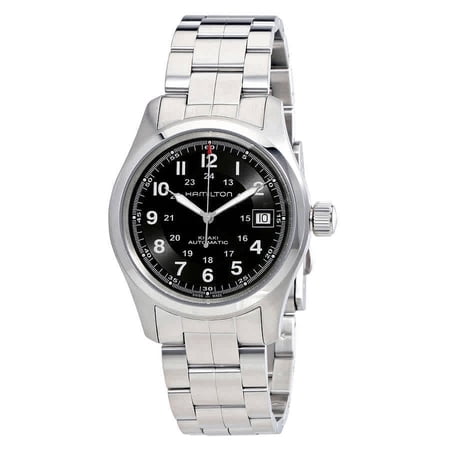 Hamilton Khaki Field Automatic Black Dial Mens Watch H70455133