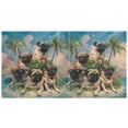 thumbnail image 4 of joogoo Pug Dog on Island Hardcover 3 Ring Binder 1.5" Round Rings Interior Pockets Binders Organizer 2 Pack, 4 of 9