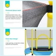 thumbnail image 3 of WARMOUNTS 60" Trampoline for Kids - 5ft Outdoor & Indoor Mini Toddler Trampoline, 3 of 9