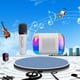 thumbnail image 1 of Altavoz Bluetooth, audio Bluetooth, altavoz Bluetooth privado, altavoz de karaoke inalámbrico para el hogar, micrófono para niños, canto al aire libre, pequeño hogar, KTV, audio Bluetooth, 1 of 7
