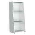 thumbnail image 2 of Space-Saving Ladder Bookcase for Books & Decor 3 Tier White, 2 of 8