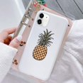 thumbnail image 2 of for iPhone 11 Case Pineapple Pattern Design Cute Luxury Protective Cover with Flexible Soft TPU Bumper Rubber Silicone Ultra-Thin Slim Case for iPhone 11, 2 of 5