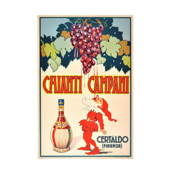 Trademark Fine Art 'Chianti' Canvas Art by Vintage Apple Collection