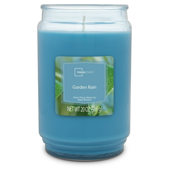 Mainstays Garden Rain 20 oz Single Wick Candle
