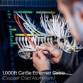 thumbnail image 3 of Cable Ethernet VIVO CCA Cat5e 24 AWG 305 m UTP rojo, 3 of 9