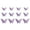 B, variant on Binwennn 3D Three Hollow Pearl Paper Wall Sticker Christmas Decorations Wall Stickers in Dark Bats Stickers for Wall Wall Stickers Dots Cute Wall Stickers Flowers Family Wall Decal Hexagon Wall for