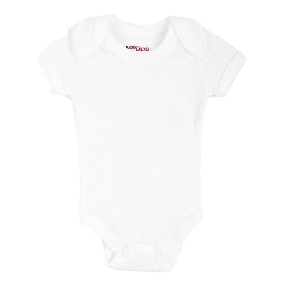 Pañalero Baby Creysi Unisex 24M Calado Blanco