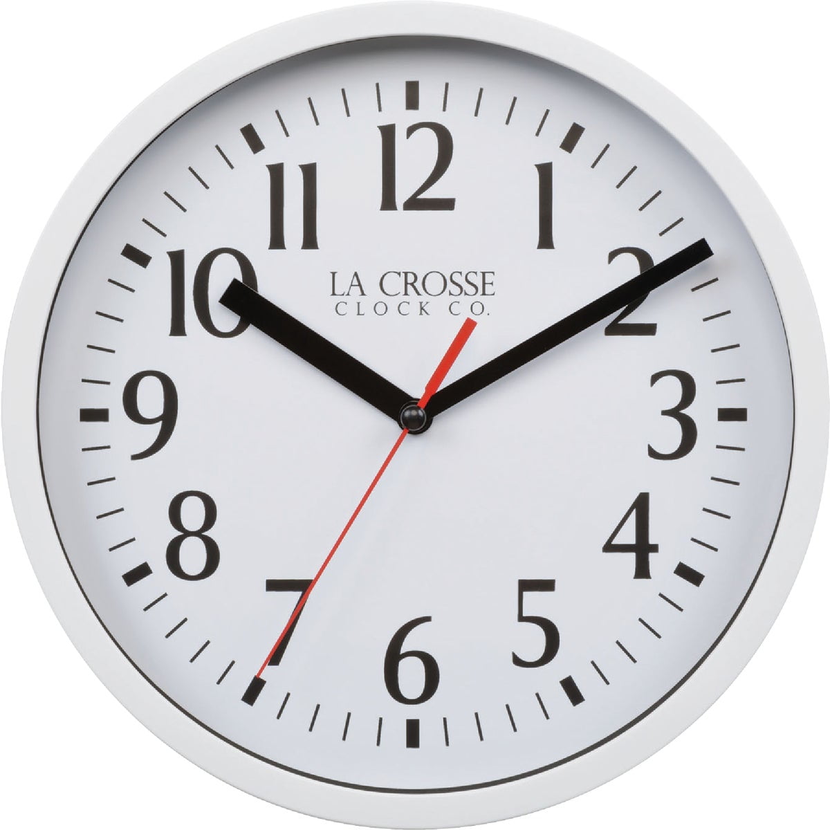 Geneva Clock Company Advance Analog Hanging Wall Clock, 8, White