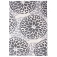 thumbnail image 1 of Tapis Modernes de Conception de Cercles Floraux 7'6" X 9' 5" Gris, 1 of 2