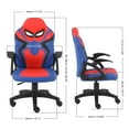 thumbnail image 5 of Swivel Gaming Chair for Boys Girls Kids Activity Chair High Back Ergonomic Racing Computer Chair, Height Adjustable, Blue, 5 of 9