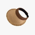 thumbnail image 4 of HJYCHN Women's Open Top Summer Straw Hat Wide Brim Sun For Outdoor Beach Travel Coffee One Size, 4 of 4