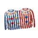 thumbnail image 5 of Sudadera decorativa con diseño de payaso para parejas, ideal para fiestas, eventos, cumpleaños, para hombres y mujeres. Azul Rojo, 5 of 9