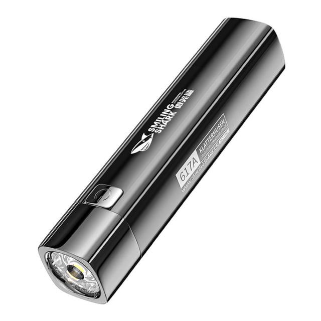 Btafrte Linterna USB Brillo G3 Chip Power Bank Antorchas Emergencia (negro)