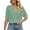 Green, variant on Black S WIZUTIZ Summer Tops for Women 2024 Basic Pure Colour Cozy Style Blouse Crew Neck Flowy Short Sleeve Tops Cotton Soft Ladies Loose Fit Shirts Comfy Elegant Tshirts Trendy Solid Tsh
