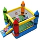 thumbnail image 5 of Costway Casa inflable, castillo inflable para niños con tobogán y entrada segura, castillo portátil con bolsa de transporte, kit de reparación y palos, sin compresor, 5 of 5