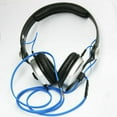 thumbnail image 6 of 1.2M Blue Cable Volume Remote Replacement Wire For Sennheiser HD25 HD 25-1 HD25-1 II HD25-13 HD25-C OFC Accessory, 6 of 8