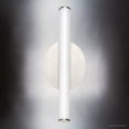 thumbnail image 4 of Luxury Minimalist Bath Light, Large Size: 5.063''H x 3''W, with Mid Century Modern Style Elements, Brushed Nickel Finish, UHP4800 from the Winsen Collection by Urban Ambiance, 4 of 5