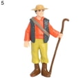 thumbnail image 3 of Lubelski Worker Farmer Action Figure PVC Model Simulation Figurine Mold Decor Toys Gift, 3 of 8
