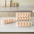 thumbnail image 6 of SLYNSHome Stackable Egg Holder for Refrigerator Door - Clear Plastic Egg Storage Container, Organizer Tray for Kitchen Cabinet, Pantry (Holds 12 Eggs), 6 of 6