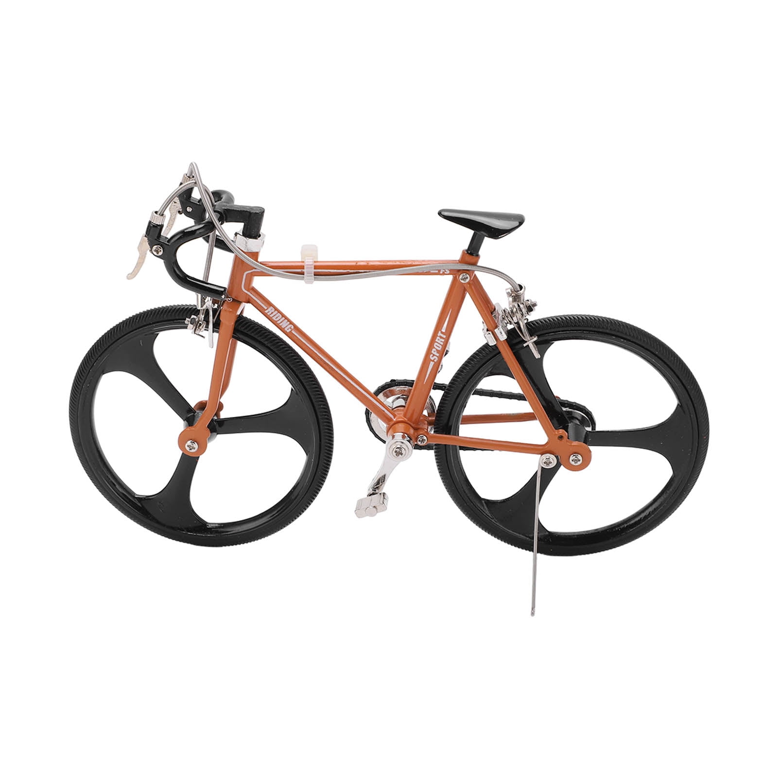 Bicycle Model, DIY Interesting  Attractive Decorative  Alloy Material Miniature Toys Bicycle    For Bedside Tables For Bookshelves