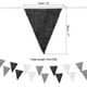 thumbnail image 2 of Banderín de Cuadros en Blanco y Negro Uxcell, 36 PCS Banderas Triangulares para Decoración de Cumpleaños y Bodas al Aire Libre, 2 of 6