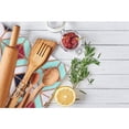 thumbnail image 5 of Chef's Vibrant Geometric Design Cotton Kitchen Towel - 28x20 Inch - Stylish Kitchen Essential for Safe Cooking & Baking, 5 of 5