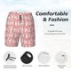 thumbnail image 3 of Balery Cute Poodle Dog Bañador para hombre, shorts de playa de secado rápido con entrepierna y forro de compresión-3X-Large, 3 of 6