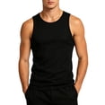 thumbnail image 5 of Squevariel Sleeveless Undershirts for Men Big and Tall Summer Casual Workout Tank Tops Solid Color Stretch Athletic Shirts, 5 of 5