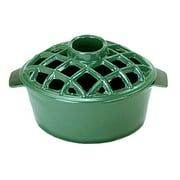 Minuteman International Traditional Lattice Top Steamer, 6.5 Inch Tall, Green
