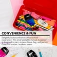 thumbnail image 5 of BAZIC Pencil Sharpener Single Hole Blade w/ Receptacle, (3/Pack), 1-Pack, 5 of 7