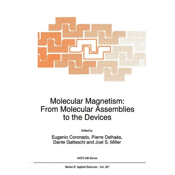 NATO Science Series E: Molecular Magnetism: From Molecular Assemblies to the Devices, Book 321, (Paperback)