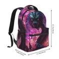thumbnail image 2 of Balery Neon Futuristic Dragon Mochila Escolar Impresa, Mochila Ligera para Viajes Casual, Mochila Duradera y Cómoda Multifuncional, Mochila para Laptop-One Size, 2 of 5