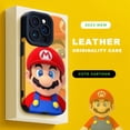 thumbnail image 1 of Funda De Cuero De Dibujos Animados De Mario Para iPhone 11 12 13 14 Pro MAX 7 8 Plus 12Pro X XR XS SE 2020 7 + 8 + 14Plus Silicona Super Protectora Suave A Prueba De Golpes Cubierta Trasera, 1 of 3