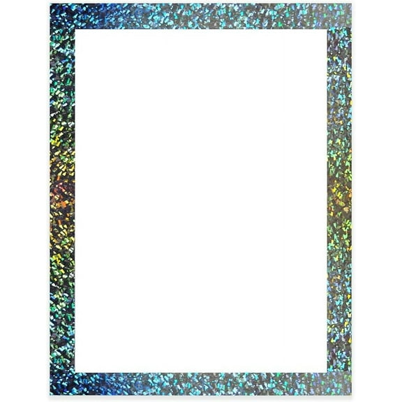 Royal Brites Ultra-Brite Diamond Sparkle Frame on White Poster Board, Perfect for Signs, Creative Projects, and other Bold Messages, 22" x 28", Pack of 25