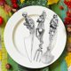 thumbnail image 3 of Regalo de Halloween, juegos de cubiertos esqueléticos, vajilla de Metal, tenedor, cuchara, cuchillo, cubiertos, vajilla, decoración para fiesta navideña, 3 of 5