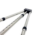 thumbnail image 4 of 3 Bar Leg Stretcher Leg Split Extension Device Iron Leg Support Yoga Exercise Martial Arts Gym Flexibility Stretching Machine Stretching Equipment Martial Arts Stretch Yoga Gym, Silver, 4 of 8