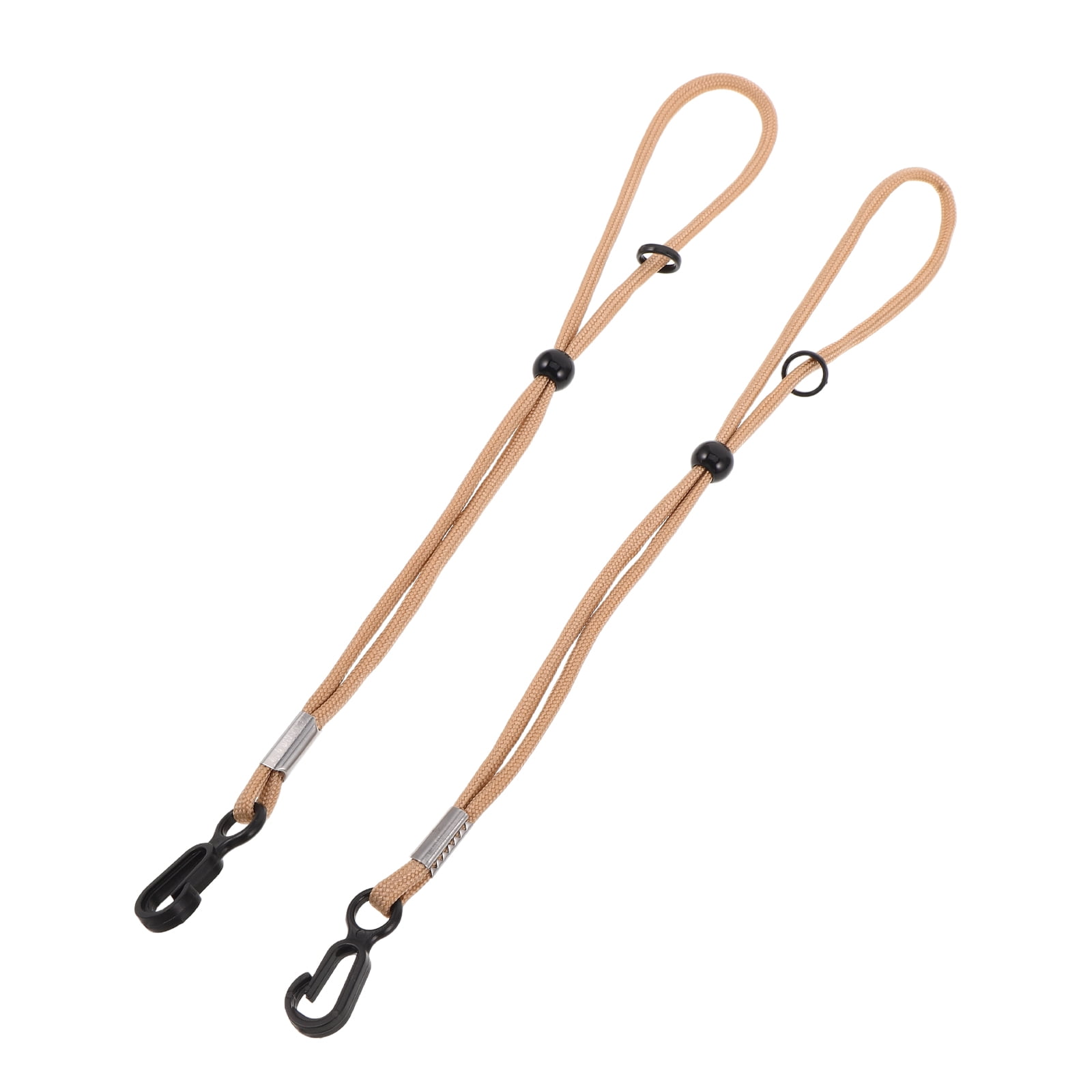 HEANUJJ 1Pair Khaki Ski Glove Wrist Strap Adjustable Anti-Lost Leash for Secure Winter Outdoor Activities