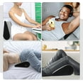 thumbnail image 4 of AIR-Portable Wedge Pillow Inflatable Cushion - Body Positioners Lightweight Wedge Pillow for Sleeping, Leg Elevation, Use in Bed, Travel, Camping, Fast Inflating Deflation (Grey), 4 of 4