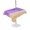 Purple, variant on Outdoor Tablecloth with Umbrella Hole for Patio/Picnic/Party/Camping, Purple Coastal Beach Waterproof Table Cloth Rectangle Table Cover Washable, Summer Nautical Ocean Beige Seaside (60"x 102")